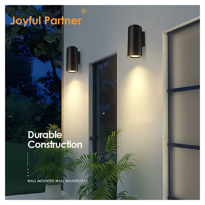چراغ های دیواری LED برقی باغ آلومینیوم دیواری نصب شده بالا و پایین گرم سفید کری COB LED برای تزئینات بیرونی
