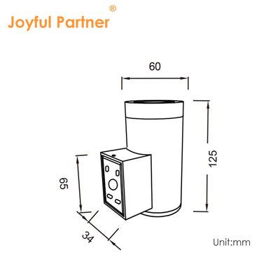 چراغ های دیواری LED برقی باغ آلومینیوم دیواری نصب شده بالا و پایین گرم سفید کری COB LED برای تزئینات بیرونی
