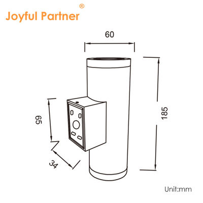 10W ضد آب درب بیرونی لامپ های بیرونی سطح دیوار نصب شده Cree COB LED AC220v