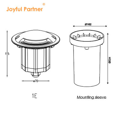 چراغ های ضد آب IP67 CE RoHS گواهینامه Dimmable Square Drive Over Light برای مسیر