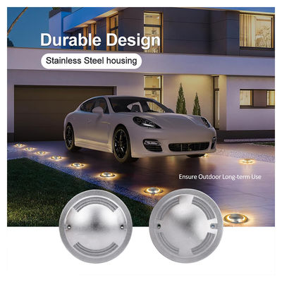 IP67 Ultra-thin buried Inground Uplight 12V 24V Waterproof Deck Light لامپ زیرزمینی زیرزمینی