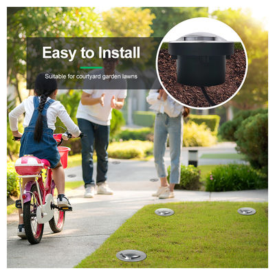 IP67 Ultra-thin buried Inground Uplight 12V 24V Waterproof Deck Light لامپ زیرزمینی زیرزمینی