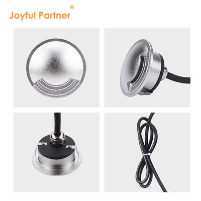 Ultra Thin IP67 Waterproof Recessed 2W LED Outdoor Inground Lighting SS316 پوشش برای مسیر باغ