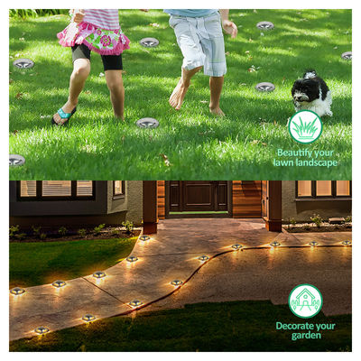 Ultra Thin IP67 Waterproof Recessed 2W LED Outdoor Inground Lighting SS316 پوشش برای مسیر باغ