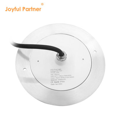 DC12V ولتاژ ثابت 10W زیر آب زیر آب چراغ های استخر LED 160 * 7.5mm با کنترل از راه دور APP