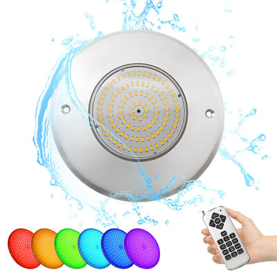 DC12V ولتاژ ثابت 10W زیر آب زیر آب چراغ های استخر LED 160 * 7.5mm با کنترل از راه دور APP