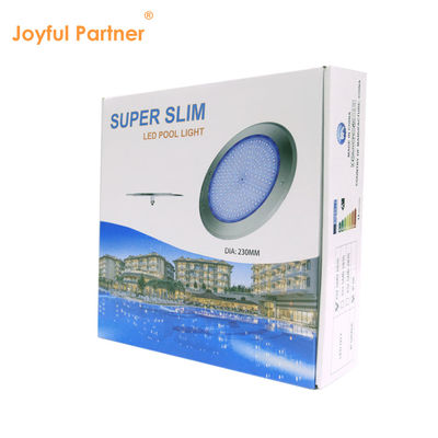 18W 316SS زیر آب دیوار نصب شده چراغ استخر LED 230MM DC12V 252pcs SMD2835 گرم سفید ولتاژ ثابت
