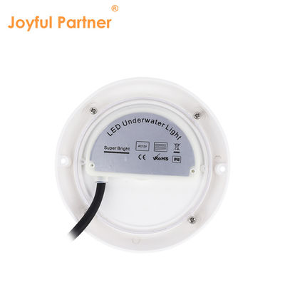 نور استخر شنا IP68 تغییر رنگ AC12v رزین پر شده سطح صاف RGB نصب شده 180mm Dia