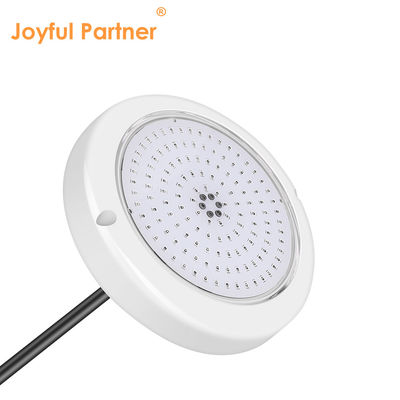 چراغ استخر شنا LED RGB AC12v رزین پر شده مسطح RGB ABS بدن سفید گرم سطح نصب شده کارخانه سفارشی
