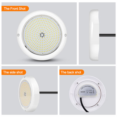 چراغ استخر Par56 IP68 18W 24W RGB SMD LED رنگ تغییر دهنده رزین پر شده