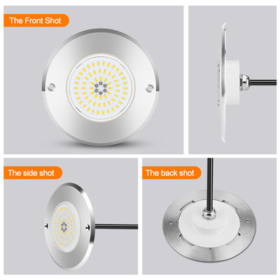 RGB Ultra Slim IP68 نورپردازی استخر شنا LED SS316 خانه نوع یکپارچه SMD2835 6W