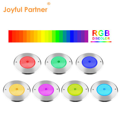 IP68 LED PAR56 چراغ استخر تغییر رنگ 12V 6W رزین پر شده ضد آب Wifi RF کنترل از راه دور