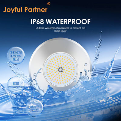 IP68 LED PAR56 چراغ استخر تغییر رنگ 12V 6W رزین پر شده ضد آب Wifi RF کنترل از راه دور