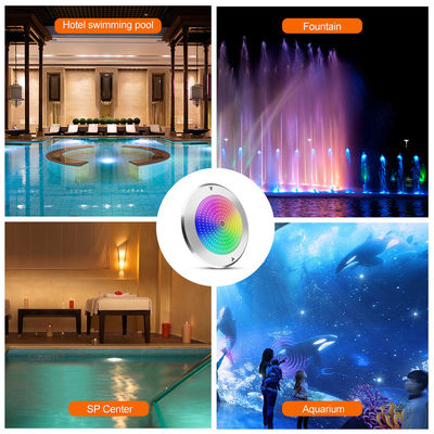 SUS316 پوشش نصب IP68 DC12V 3000K زیر آب LED SPA چراغ استخر