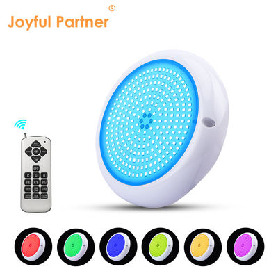 چراغ استخر شنا IP68 رزین اپوکسی پر شده چراغ های آکواریوم RGB AC12V ABS سطح نصب شده