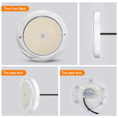 35W چراغ LED استخر شنا برای استخر بتنی SPA 230 * 35mm مواد ABS AC12V RGB RGBW
