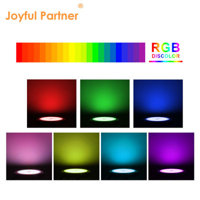 18W Par56 LED استخر شنا سطح نصب شده LED چراغ های استخر زیر آب AC 12V RGB برای باغ های آب