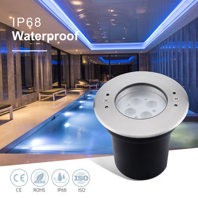 چراغ های استخر زیر آب LED 4W 8W 12W 24VDC IP68 ضد آب فولاد ضد زنگ 316 RGB 3in1 برای استخر های شنا