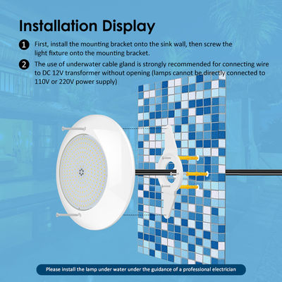 OEM / ODM تولید کننده ضد آب 15W RGB WiFi کنترل 4 سیم اتصال SMD 2835 AC 12V 35W