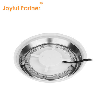 چراغ استخر شنا زیر آب AC12V فولاد ضد زنگ تغییر رنگ دیوار نصب شده RGB ø280 * 35mm
