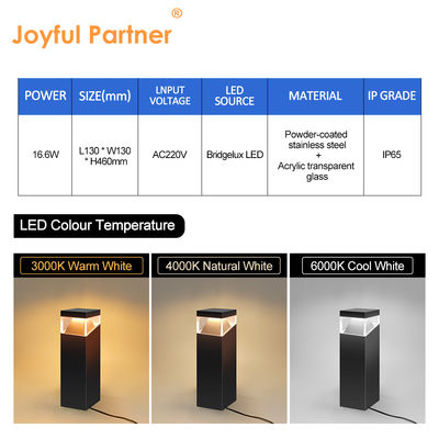 Led Garden Landscape Light Outdoor Stainless Steel Material AC 220V Anti-UV For Walkway Courtyard Path Edging