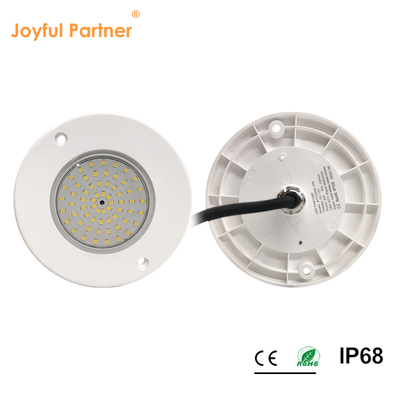 چراغ های استخر شنا زیر آب DC12V 10W IP68 کاملا پلاستیکی RGB 100٪ کنترل همزمان