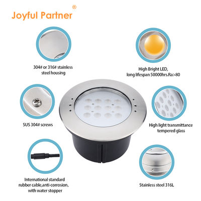 استخر شنا نور زیر آب 20W IP68 316 فولاد ضد زنگ با کنترل DMX