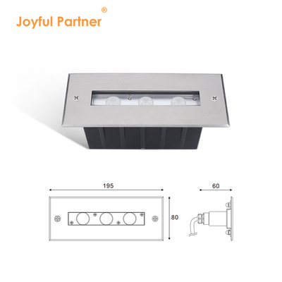 SS316L نور زیر آب نور خطی استخر نور گرم سفید LED نور زیرزمینی