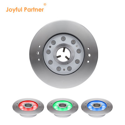 LED Water Jet Fountain Lights Outdoor Waterproof Stainless Steel RGB DMX Round Ring