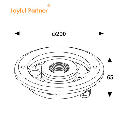 فولاد ضد زنگ زیر آب چراغ فواره LED IP68 DC24V گواهینامه CE