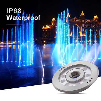 فولاد ضد زنگ زیر آب چراغ فواره LED IP68 DC24V گواهینامه CE