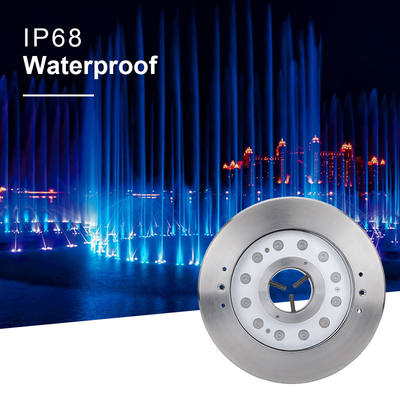 IP68 آبپاش 12W 18W فواره RGB چراغ LED با گواهینامه CE RoHS