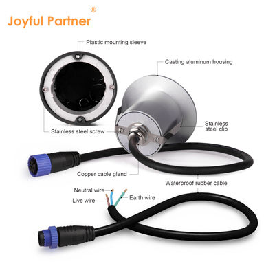 چراغ های نقطه ای LED مینی پله ای محفظه آلومینیومی چراغ پله ای توکار LED SMD با لوازم جانبی نصب