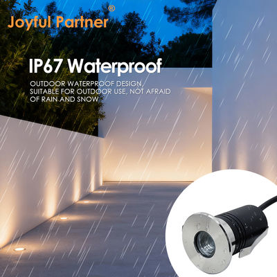 RGB LED Underground Light 3 وات DC24V زاویه شعاع 30 درجه IP67 اندازه کوچک با طراحی ضد درخشش
