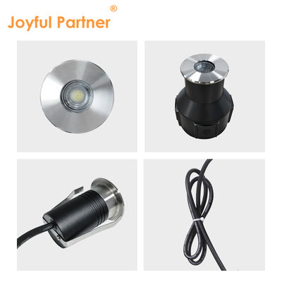 چراغ دفنی توکار 3 وات قطر 55 میلی‌متر CRI 85/90 DC24V جنس آلومینیوم لنز نامتقارن برای پارکینگ