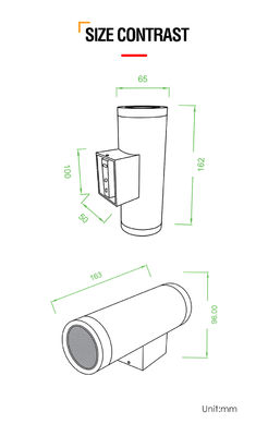 Cree COB 10W نور دیواری سبک مدرن نورپردازی آلومینیوم خانه LED در فضای باز نورپردازی دیواری