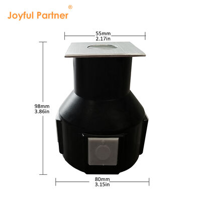 نور زیرزمینی متراکم ضد آب 3000K 55 * 55MM 24V DC IP67 SS316L شکل مربع با شیشه ی یخ زده