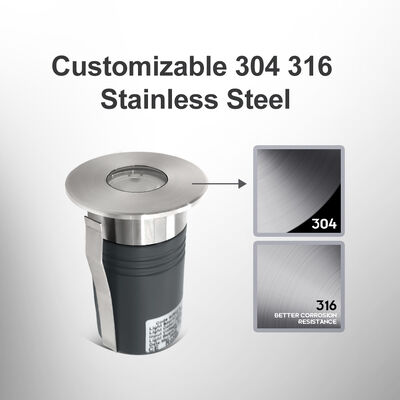 3W 3000K LED روشنایی زیرزمینی نور منظره نور عرشه