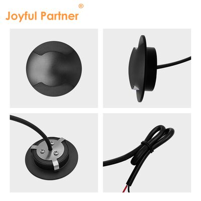 چراغ زیرزمینی دید جانبی 12V-24V DC IP67 محفظه آلومینیومی DIA60MM یک طرفه و دو طرفه