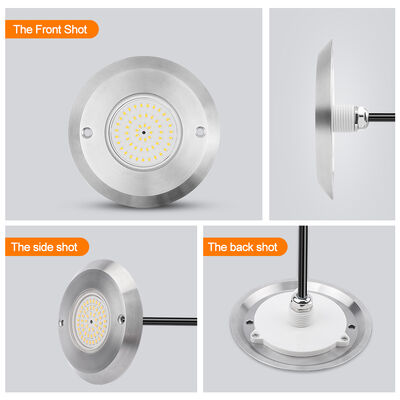 چراغ استخر LED PAR56 LED 6W SMD2835 ابعاد 110*34MM 20 عدد/ کارتن DC12V استیل ضد زنگ 316 با ABS