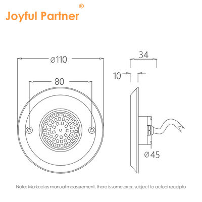 چراغ های استخر LED DC12V 42W 10MM ضخامت یکپارچه SMD 2835 رنگ RGB تغییر رزین پر از مواد فولاد ضد زنگ