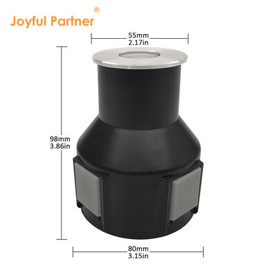 چراغ های زیرزمینی دفن شده در خارج از منزل DC24V راننده داخلی DIA55MM 3W 3000K IP67 برای استفاده از مسیر باغ