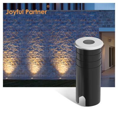 LED Uplight 316 پوشش فولاد ضد زنگ آلومینیوم لامپ بدن شیشه گرم IP67 1W گرم سفید 3000K