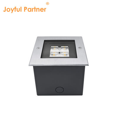 مربع زیرزمینی عرشه بالا 125 * 125MM ADC12 مرطوب آلومینیوم خانه بالا SMD LED با طراحی ضد درخشش عمیق