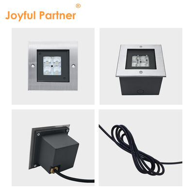 مربع زیرزمینی عرشه بالا 125 * 125MM ADC12 مرطوب آلومینیوم خانه بالا SMD LED با طراحی ضد درخشش عمیق