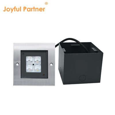 فولاد مربع روشن AC100-240V 4 * 2W LED 316 فولاد ضد زنگ با کابل الکتریکی 0.5M