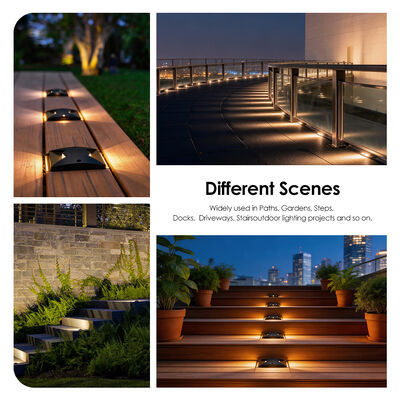 چراغ‌های مسیر باریک با نوردهی جانبی، نمای دو طرفه، ضد آب IP67، نصب سطحی، LED SMD2835، ابعاد 100*100 میلی‌متر، آلومینیوم خالص 6063