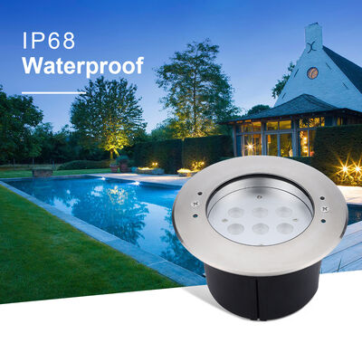 چراغ‌های زیرآبی توکار LED استخر DC24V، OEM/ODM کارخانه، فولاد ضد زنگ 316، قطر 170 میلی‌متر
