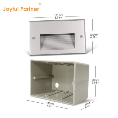 چراغ دیواری LED SMD3528 AC100-240V مواد آلومینیومی ریخته شده با آستین نصب PVC