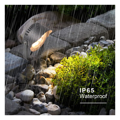 چراغ نقطه‌ای باغی LED 12 وات 24 وات 36 وات با درایور داخلی DMX512 ولتاژ DC24V RGB3in1 بدنه لامپ آلومینیومی مشکی، محفظه آلومینیومی برای نورپردازی درخت